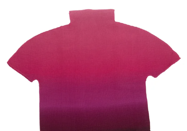 ISSEY MIYAKE me Gradation Stretch Pleats High-neck T-shirt K-161745_003