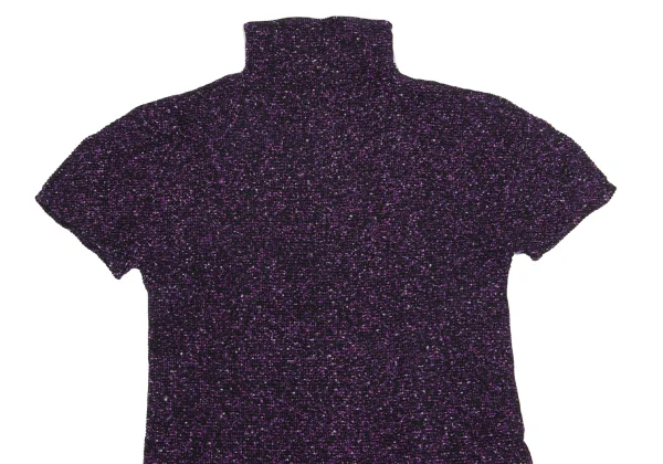 ISSEY MIYAKE me Marble Print Stretch Pleats High-neck T-shirt K-161746_003