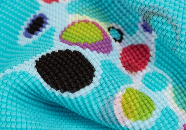 ISSEY MIYAKE me Colorful Dot Printed Stretch Pleats High Neck T-shirt K-161750_011
