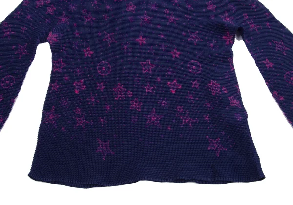ISSEY MIYAKE me Star Printed Stretch Pleated High Neck T-shirt K-161751_008