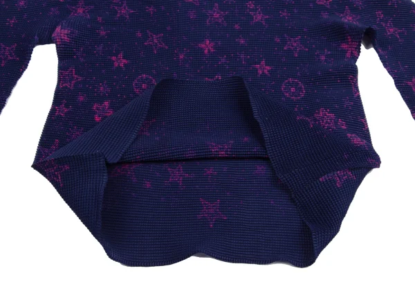 ISSEY MIYAKE me Star Printed Stretch Pleated High Neck T-shirt K-161751_009