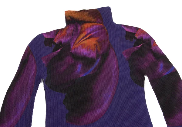 ISSEY MIYAKE me Graphic Printed Stretch Pleats T-shirt K-161752_003