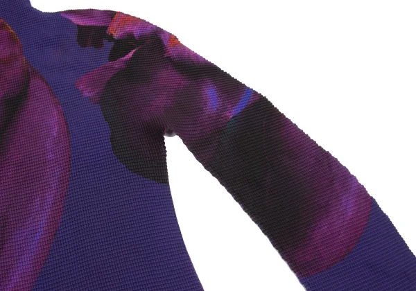 ISSEY MIYAKE me Graphic Printed Stretch Pleats T-shirt K-161752_009