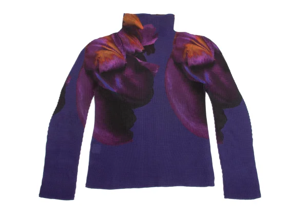 ISSEY MIYAKE me Graphic Printed Stretch Pleats T-shirt K-161752_013