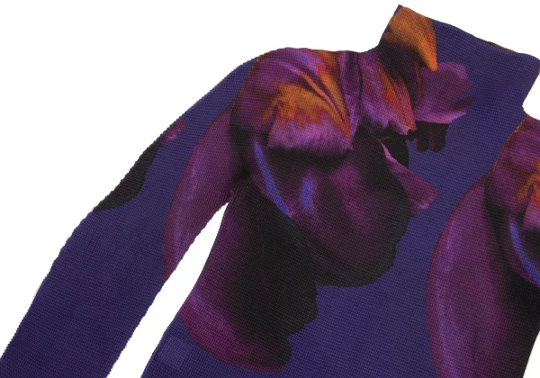 ISSEY MIYAKE me Graphic Printed Stretch Pleats T-shirt K-161752_015
