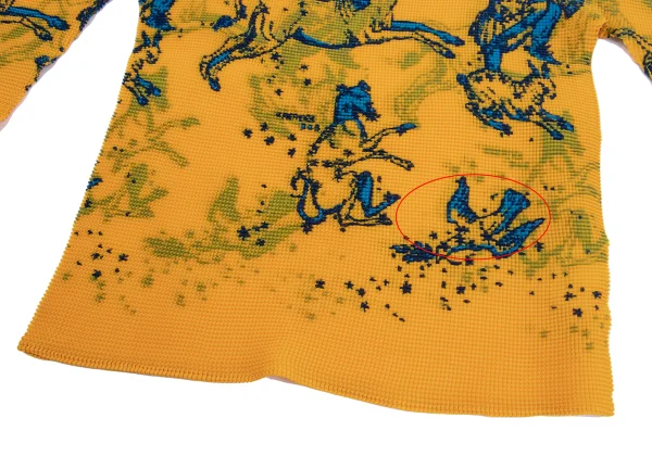 ISSEY MIYAKE me Constellation Print Stretch Pleats High-neck Top K-161764_011