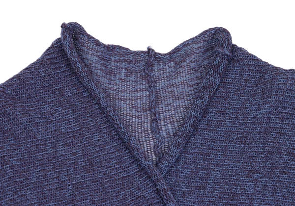 JURGEN LEHL Linen Blend Buttonless Knit Cardigan K-161771_004