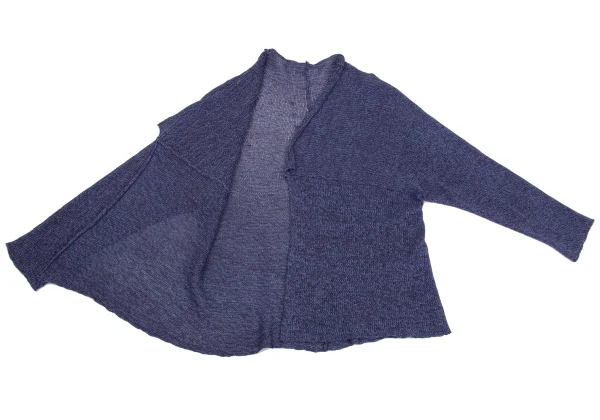 JURGEN LEHL Linen Blend Buttonless Knit Cardigan K-161771_008