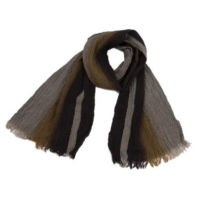Plantation Cotton Gradation Woven Fringe Stole