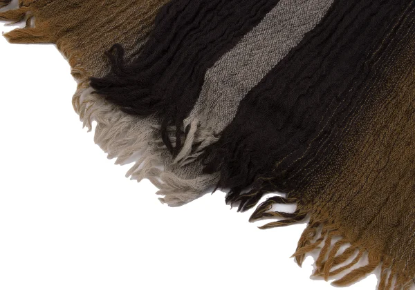 Plantation Cotton Gradation Woven Fringe Stole K-161772_003