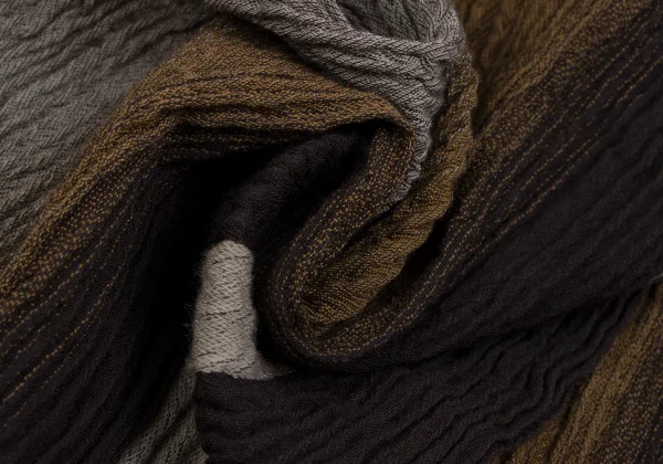 Plantation Cotton Gradation Woven Fringe Stole K-161772_005