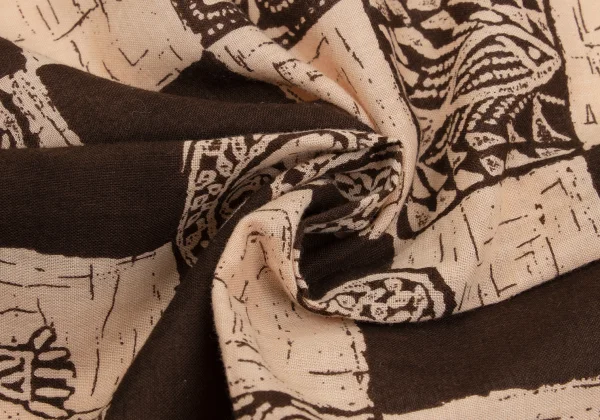 ISSEY SPORT Animal Check Printed Handkerchief K-161775_007