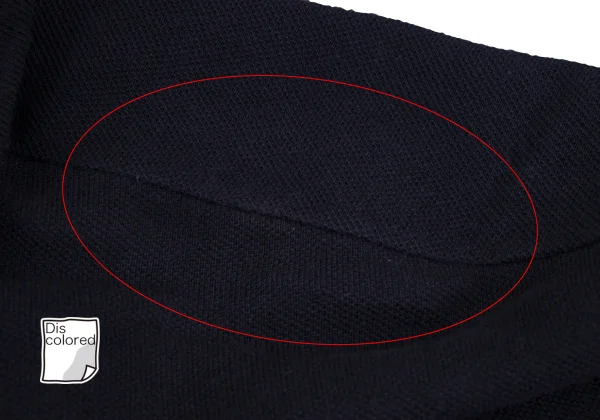 COMME des GARCONS HOMME DEUX Striped Hem Switching Polo Shirt K-161776_003