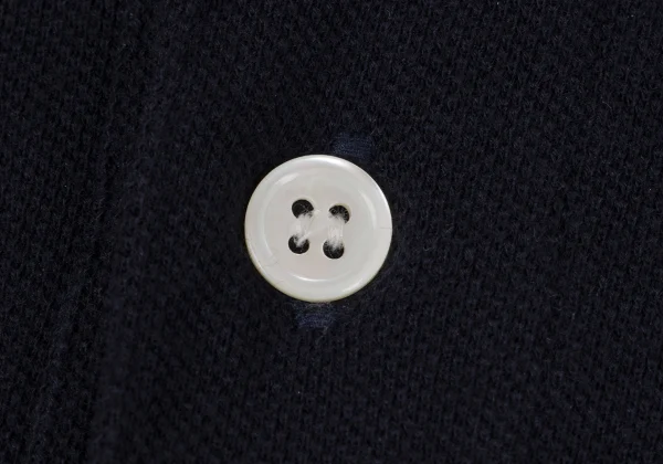 COMME des GARCONS HOMME DEUX Striped Hem Switching Polo Shirt K-161776_005
