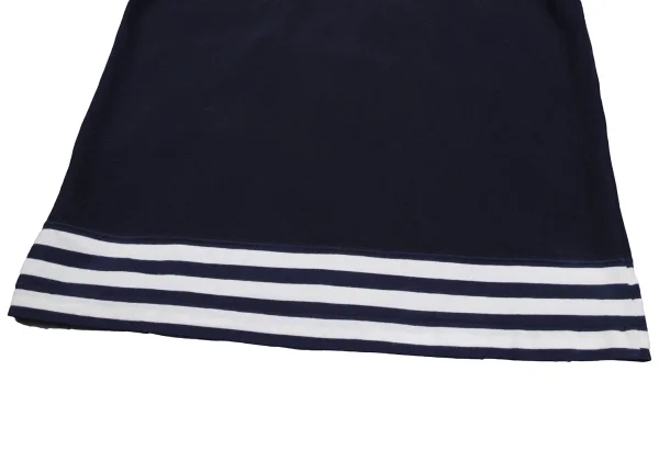 COMME des GARCONS HOMME DEUX Striped Hem Switching Polo Shirt K-161776_012