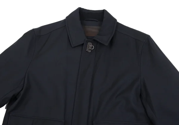 Salvatore Ferragamo Wool Flap Pocket Padded Jacket K-161777_002