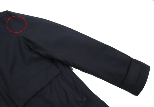 Salvatore Ferragamo Wool Flap Pocket Padded Jacket K-161777_007