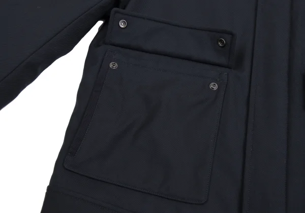 Salvatore Ferragamo Wool Flap Pocket Padded Jacket K-161777_011