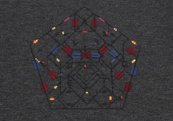 LANVIN collection Front Sequin Embroidery Raglan T-shirt K-161778_004