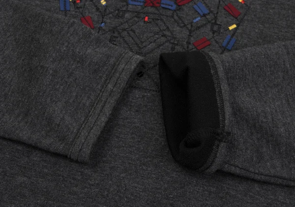LANVIN collection Front Sequin Embroidery Raglan T-shirt K-161778_006