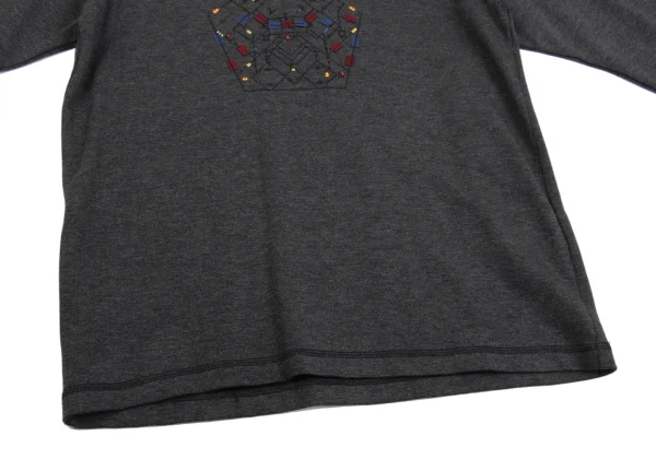 LANVIN collection Front Sequin Embroidery Raglan T-shirt K-161778_007