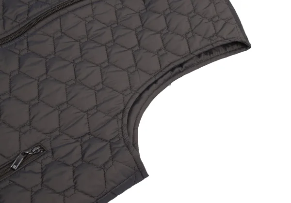 LANVIN collection Nylon Hexagon Quilting Padded Vest K-161779_005