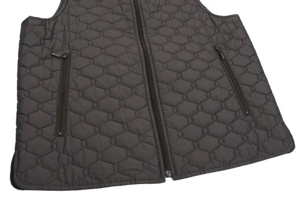 LANVIN collection Nylon Hexagon Quilting Padded Vest K-161779_006