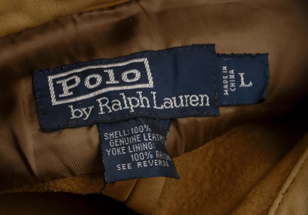 POLO RALPH LAUREN Leather Shirt Jacket K-161781_018