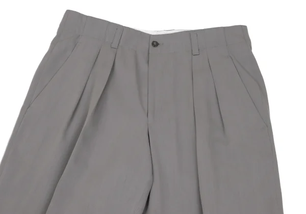 HUGO BOSS Wool Rayon Two Tuck Pants K-161783_002
