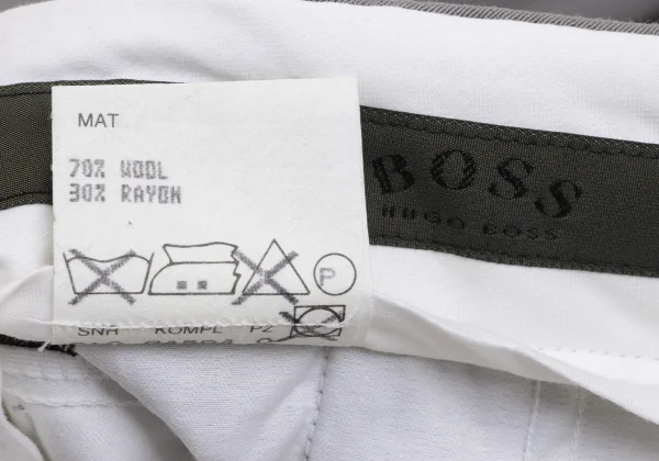 HUGO BOSS Wool Rayon Two Tuck Pants K-161783_013
