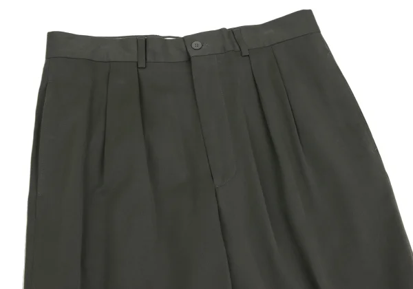 GIORGIO ARMANI Cotton Blend Two Tuck Pants K-161785_002