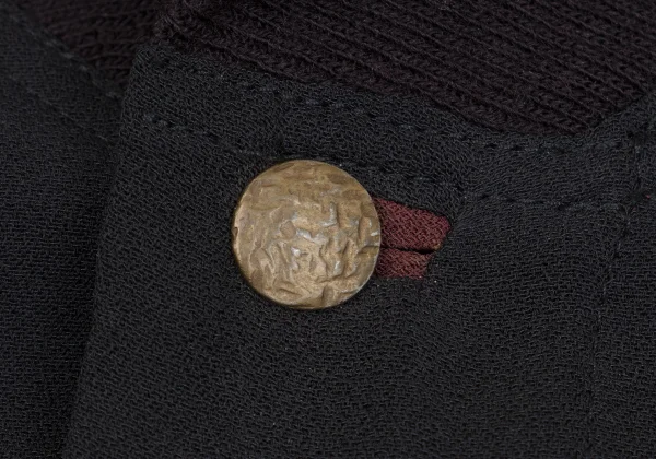 GIANNI VERSACE Silk Ribbed Shawl Collar Shirt K-161789_006