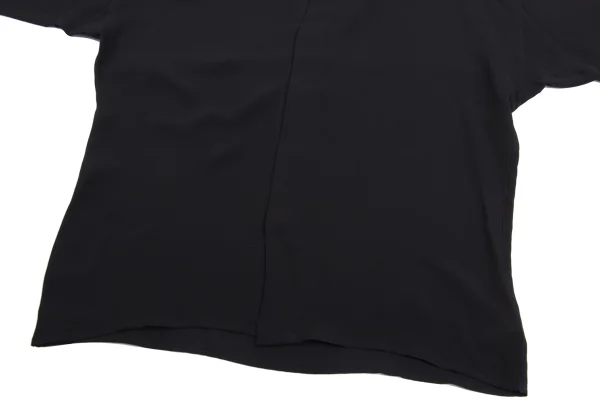 GIANNI VERSACE Silk Ribbed Shawl Collar Shirt K-161789_009