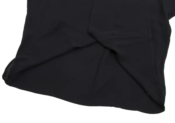 GIANNI VERSACE Silk Ribbed Shawl Collar Shirt K-161789_011
