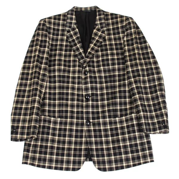 GIANNI VERSACE Wool Checker Jacket & Pants K-161793_002