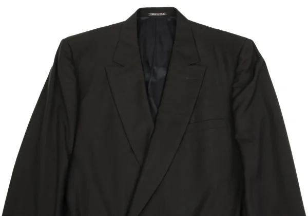 GIANNI VERSACE Wool Pinstripe Double Jacket K-161795_002