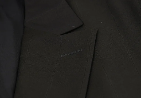 GIANNI VERSACE Wool Pinstripe Double Jacket K-161795_005