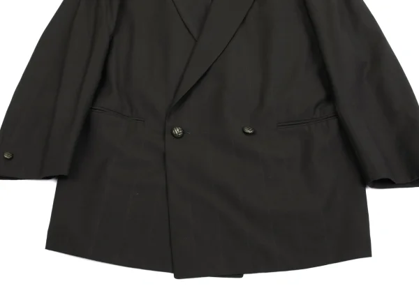 GIANNI VERSACE Wool Pinstripe Double Jacket K-161795_009