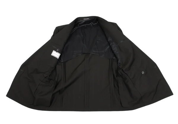 GIANNI VERSACE Wool Pinstripe Double Jacket K-161795_015