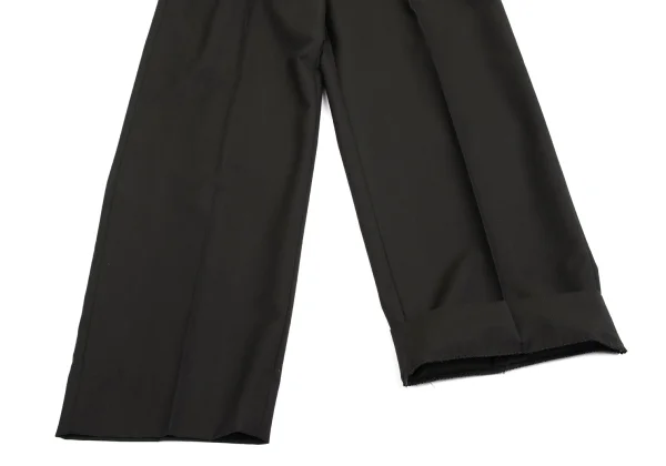 ジャンニヴェルサーチGIANNI VERSACE ウールピンストライプ2タックパンツ カーキ50 K-161796_009