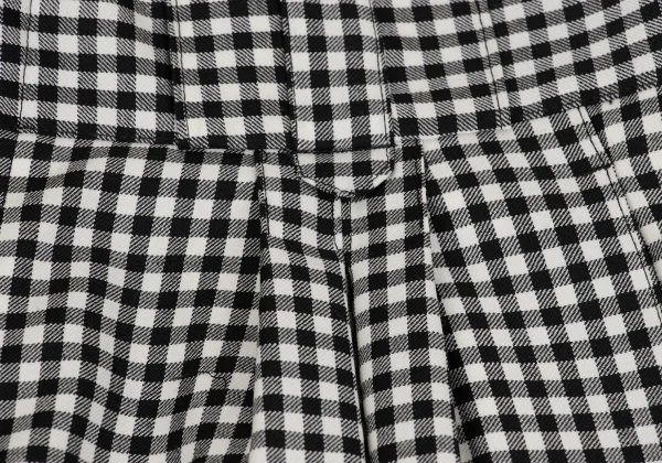 GIANNI VERSACE Wool Checked Two Tuck Pants K-161798_005