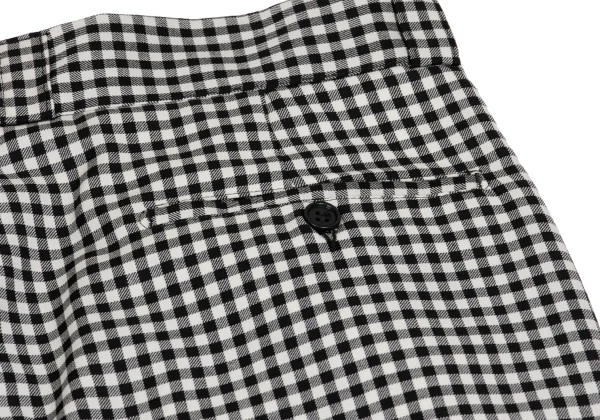 GIANNI VERSACE Wool Checked Two Tuck Pants K-161798_011