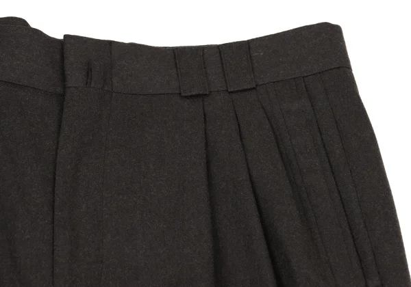 GIANNI VERSACE Wool Three Tuck Pants K-161800_005