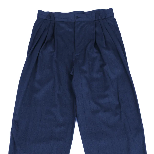 GIANNI VERSACE Striped Three Tuck Pants K-161801_002