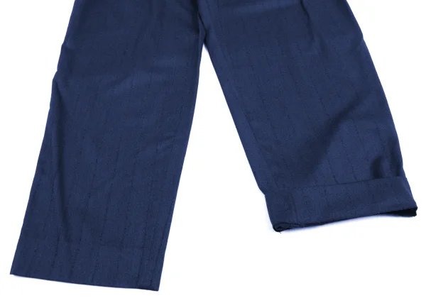 GIANNI VERSACE Striped Three Tuck Pants K-161801_009
