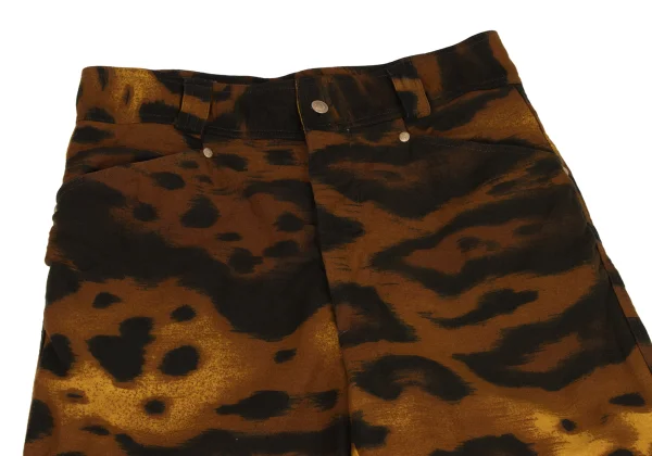 GIANNI VERSACE Leopard Print Work Pants K-161802_002