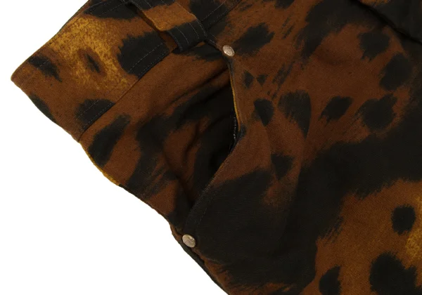 GIANNI VERSACE Leopard Print Work Pants K-161802_003
