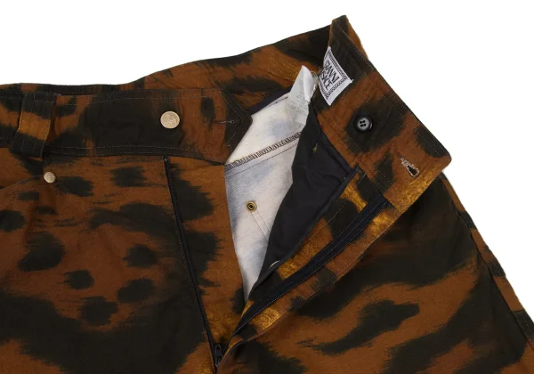 GIANNI VERSACE Leopard Print Work Pants K-161802_005