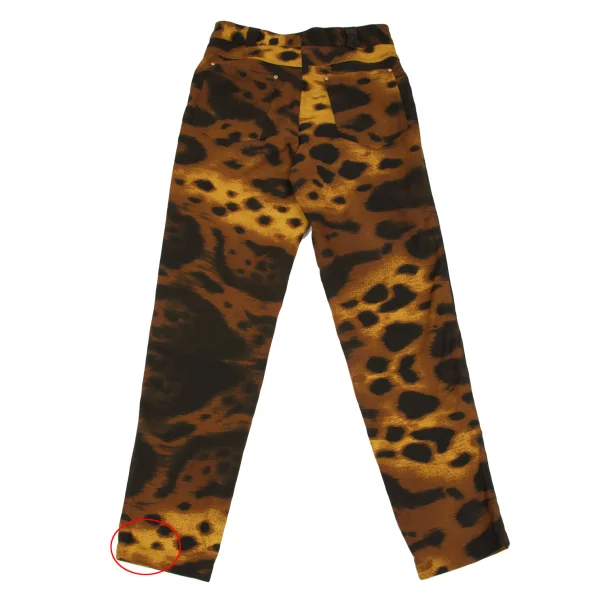 GIANNI VERSACE Leopard Print Work Pants K-161802_009