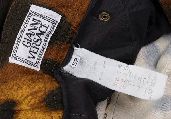 GIANNI VERSACE Leopard Print Work Pants K-161802_014